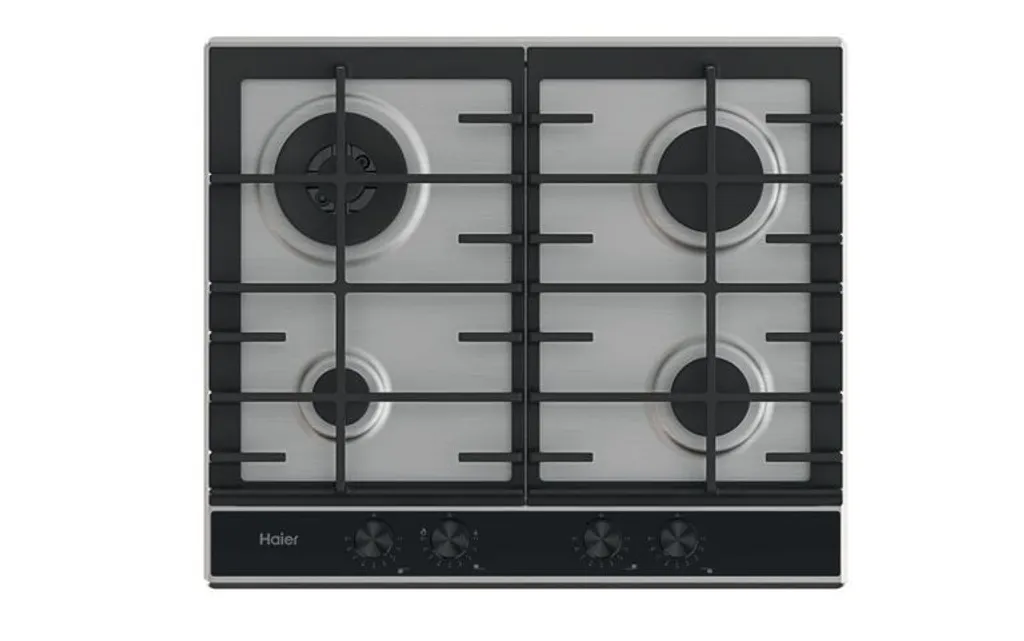 Plaque Gaz 4 Brûleurs Haier HAHG6BR4XH avec Sécurité et Contrôle Précis