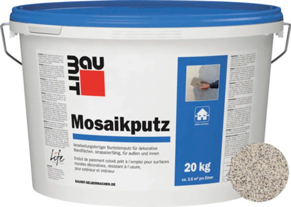 Baumit Mosaikputz M325 Bellavista gebrauchsfertiger Produktbild 