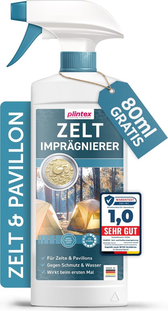 PLINTEX® 580ml Zelt & Pavillon Imprägnierung | Produktbild
