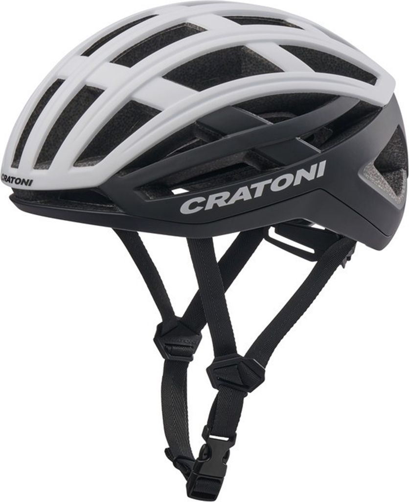 Cratoni Fahrradhelm C-Airlite weiß-schwarz matt,Gr.L/XL (58-61 cm)