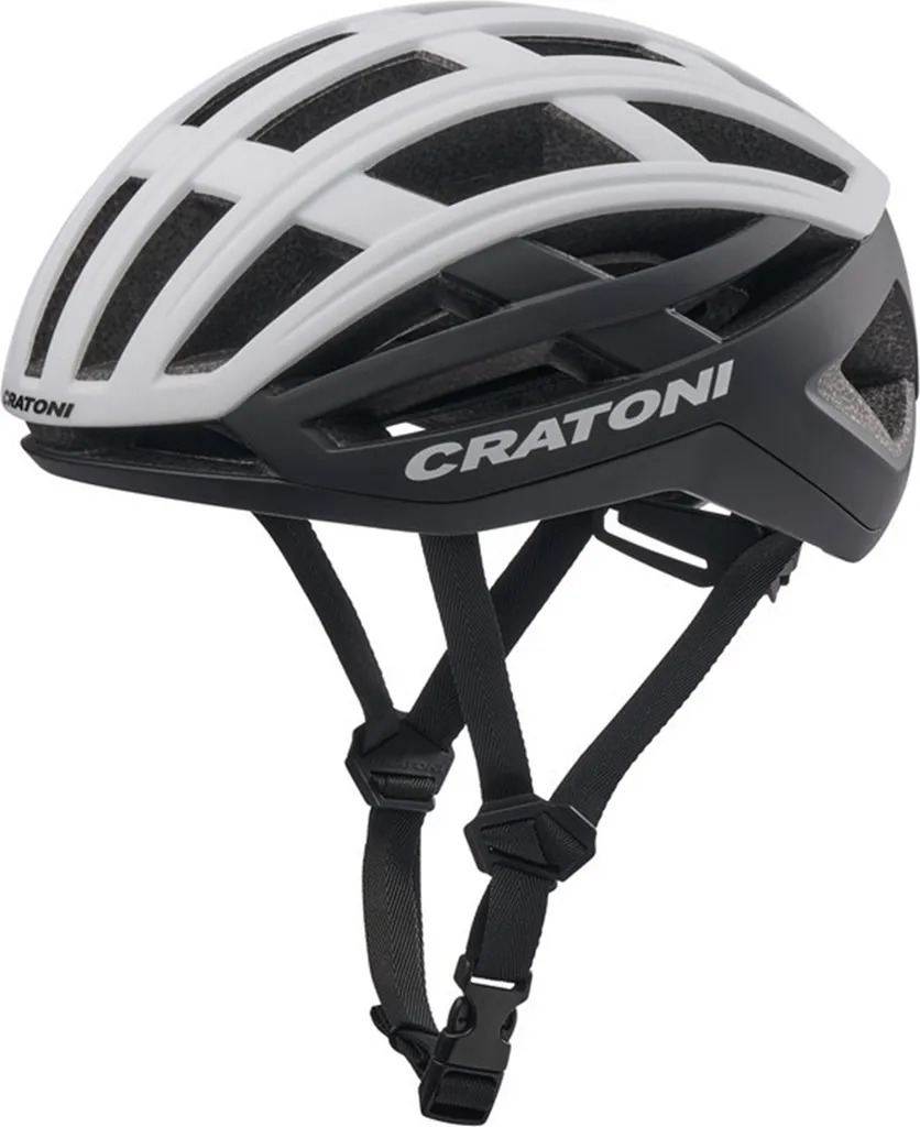 Cratoni C-Airlite Casque Cycliste Blanc-Noir Mat Taille S/M 52-56 cm
