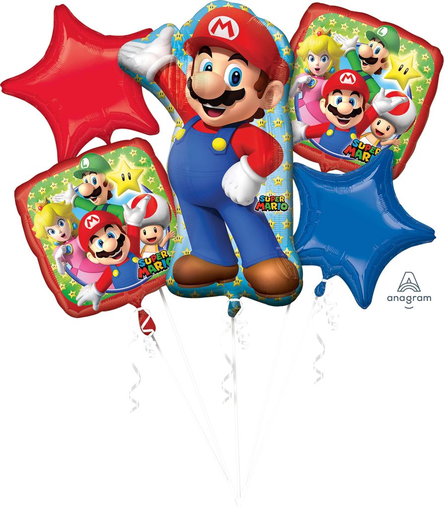 Super Mario Bros. Folienballon-Set Produktbild 
