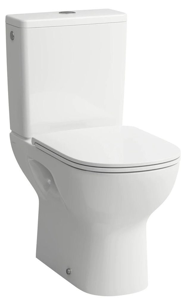 LAUFEN LUA Stand-WC für Kombination, spülrandlos, Abgang Produktbild 