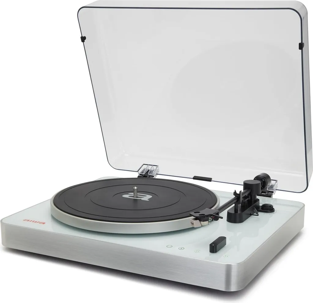 Platine vinyle Bluetooth avec encodage USB 2 vitesses Vintage Noire
