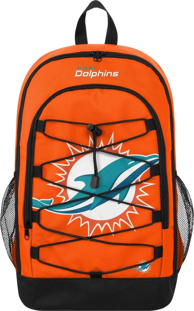 FOCO NFL Big Logo Bungee Backpack Team Miami Dolphins Produktbild 