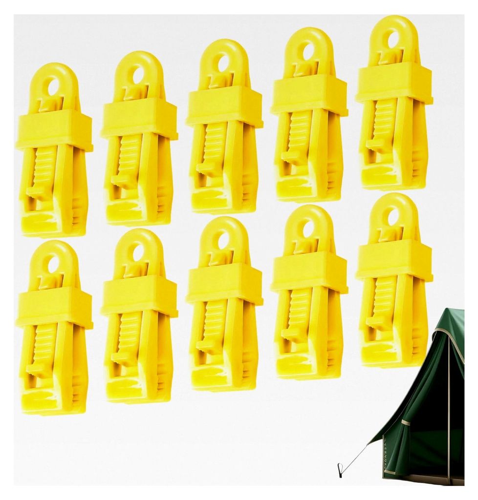 Tarp Clips - Robuste Anti-Rutsch-Haken für Zelt- und Sonnenschutzabdeckungen, 10-teiliges Set zur Sicherung im Freien
