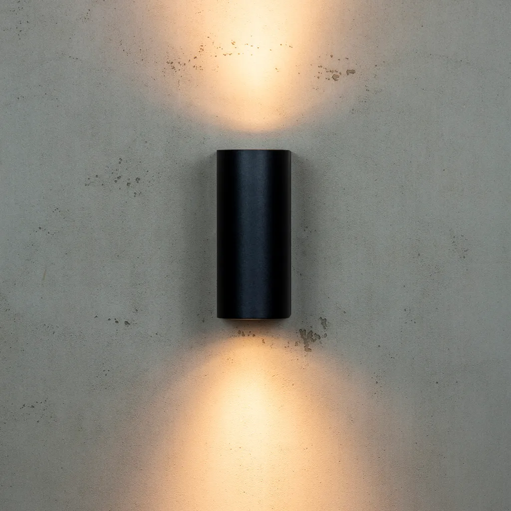 Applique extérieure Læsø Noir - Solution contre l'obscurité murale - 3