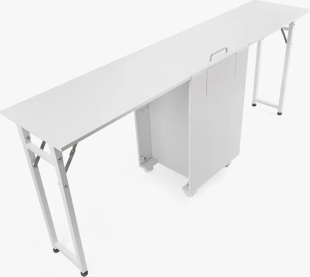 Table manucure pour petits salons double poste mobile modèle compact - 9