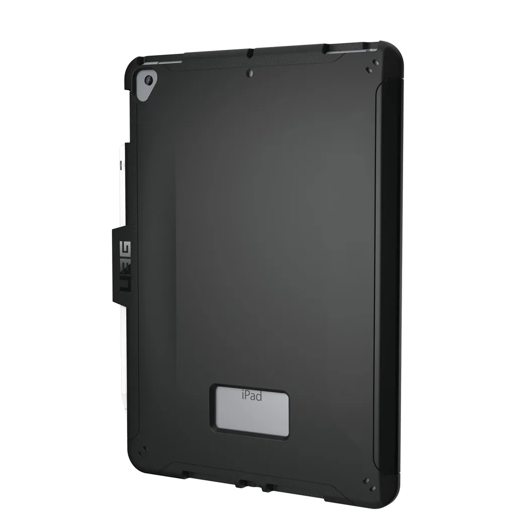 Coque iPad 10.2 UAG Scout Noir avec Protection Militaire Anti-Chute