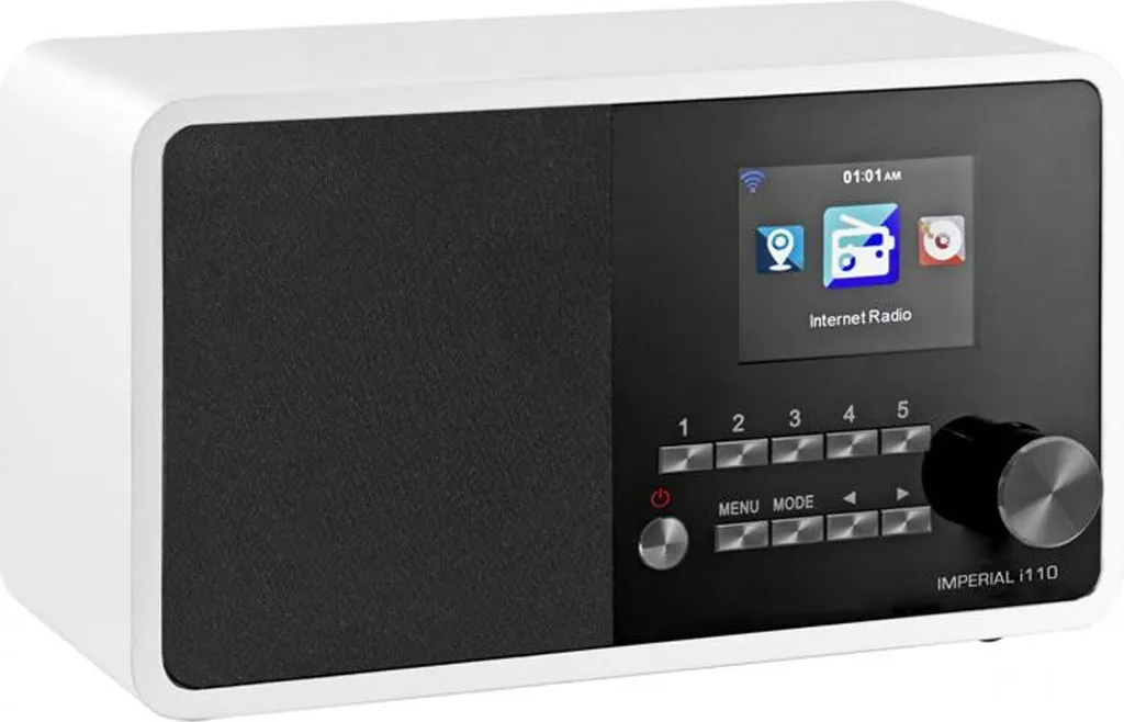 Imperial i110 - Netzwerk-Audio-Player - 5 Watt (Gesamt) - weiß (22-322-00)