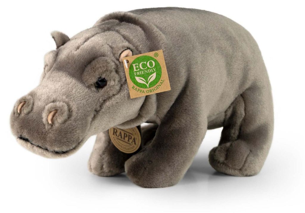 Plüsch-Nilpferd 30 cm umweltfreundlich Produktbild 