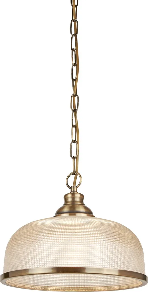 Suspension Rétro pour Table de Repas ou Cuisine, Laiton Antique