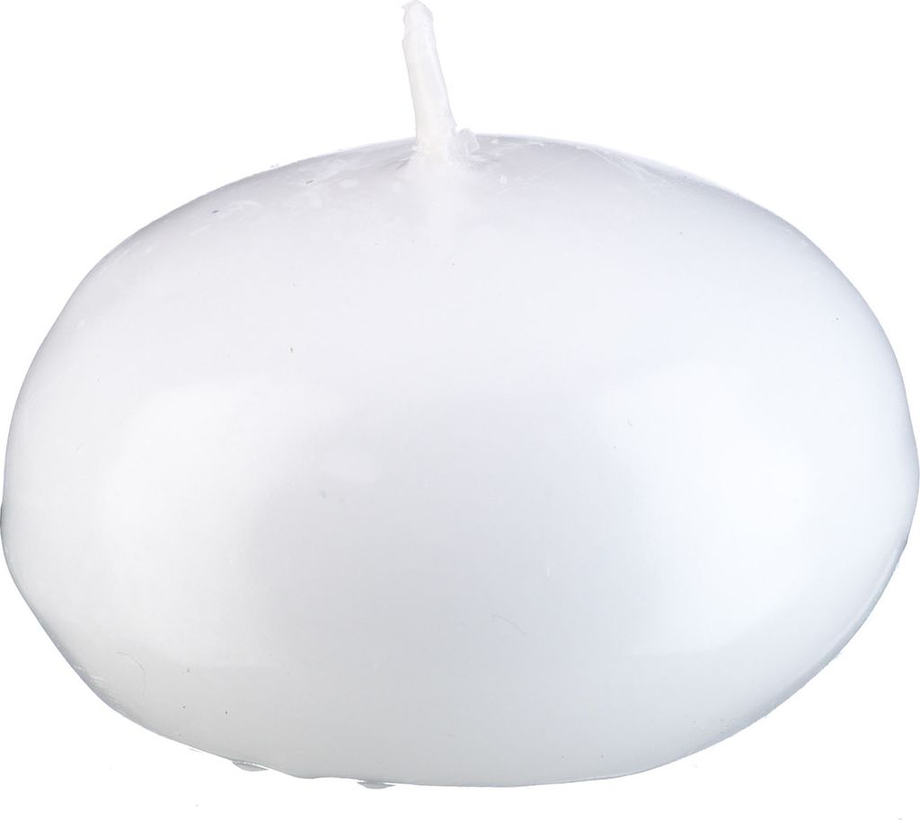 Schwimmkerzen Weiß 26 x 42 mm, 40 Stück
