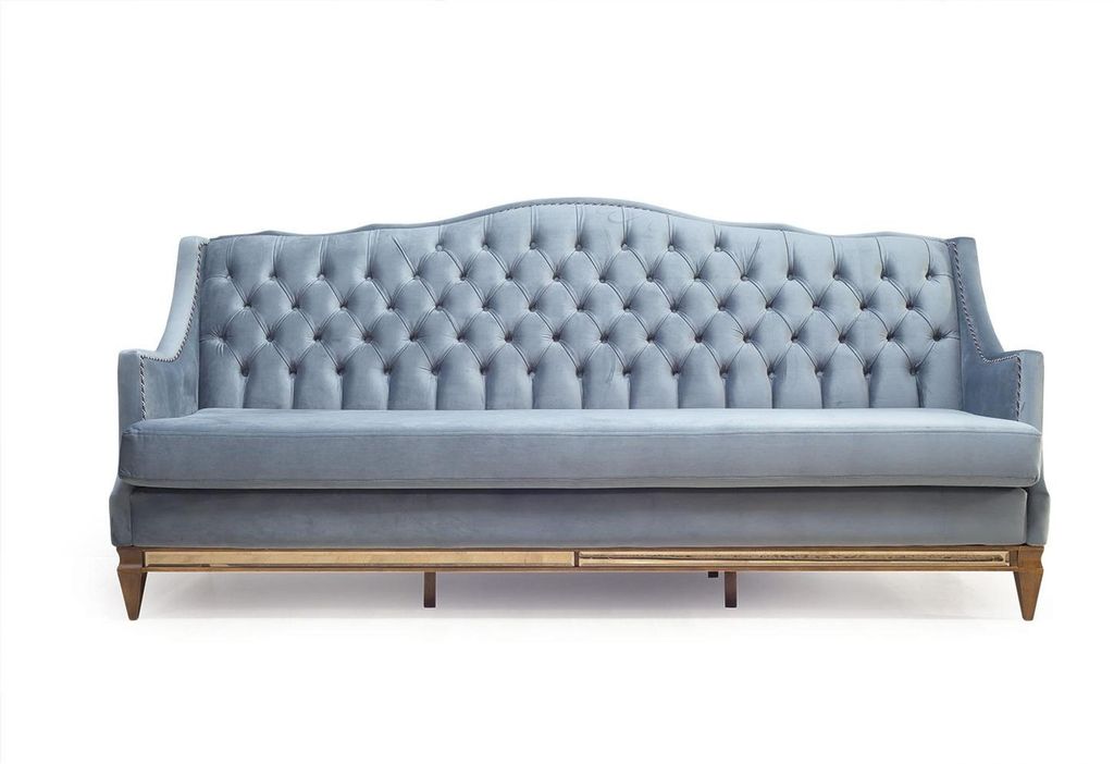 Luxus Möbel Polster Couch Holz Italien Polster Sofa Klassische Couchen