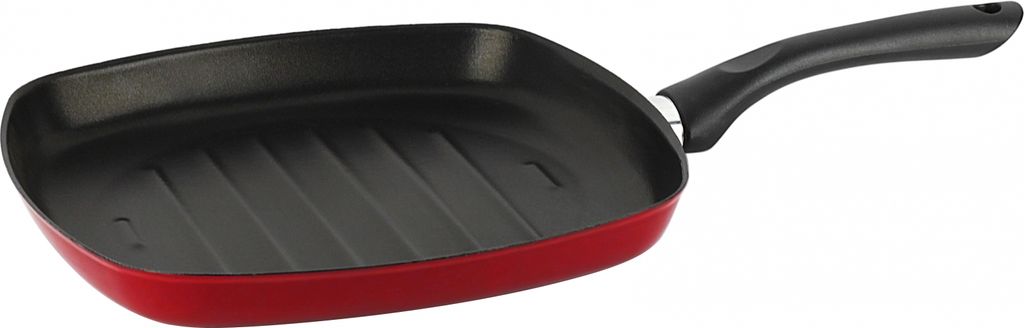 Magefesa-Maison Grillpfanne, Aluminium, 27x3,5 cm, rot