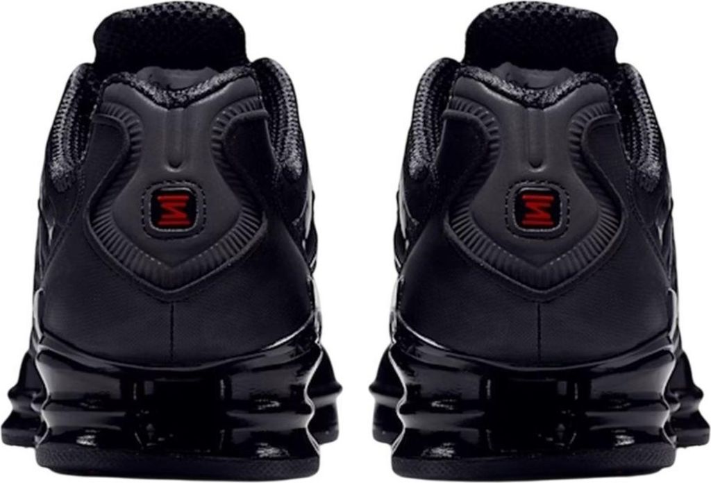 【ナイキ】♪Nike Shox TL Black llic Hematite♪ Nike W Shox Tl Black/ Black-Mtlc Hematite-Max Orange - Ceny