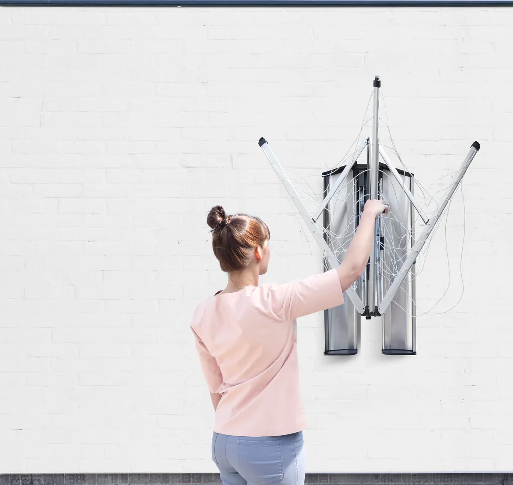 Rangement mural pour sèche-linge WallFix : Protégez votre linge du vent