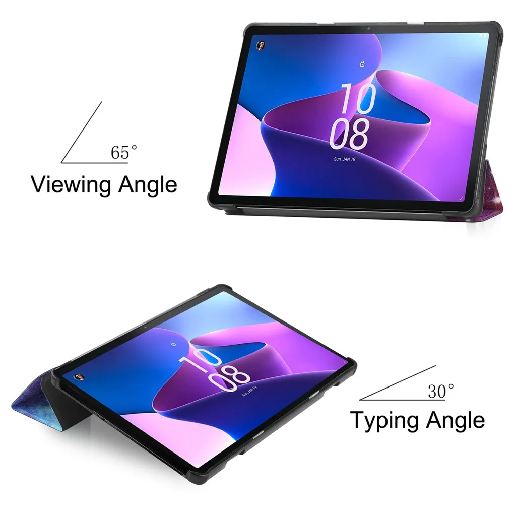 Cover Lenovo M10 3rd Gen 2022 10.1: Custodia Slim Smart Stand - 3