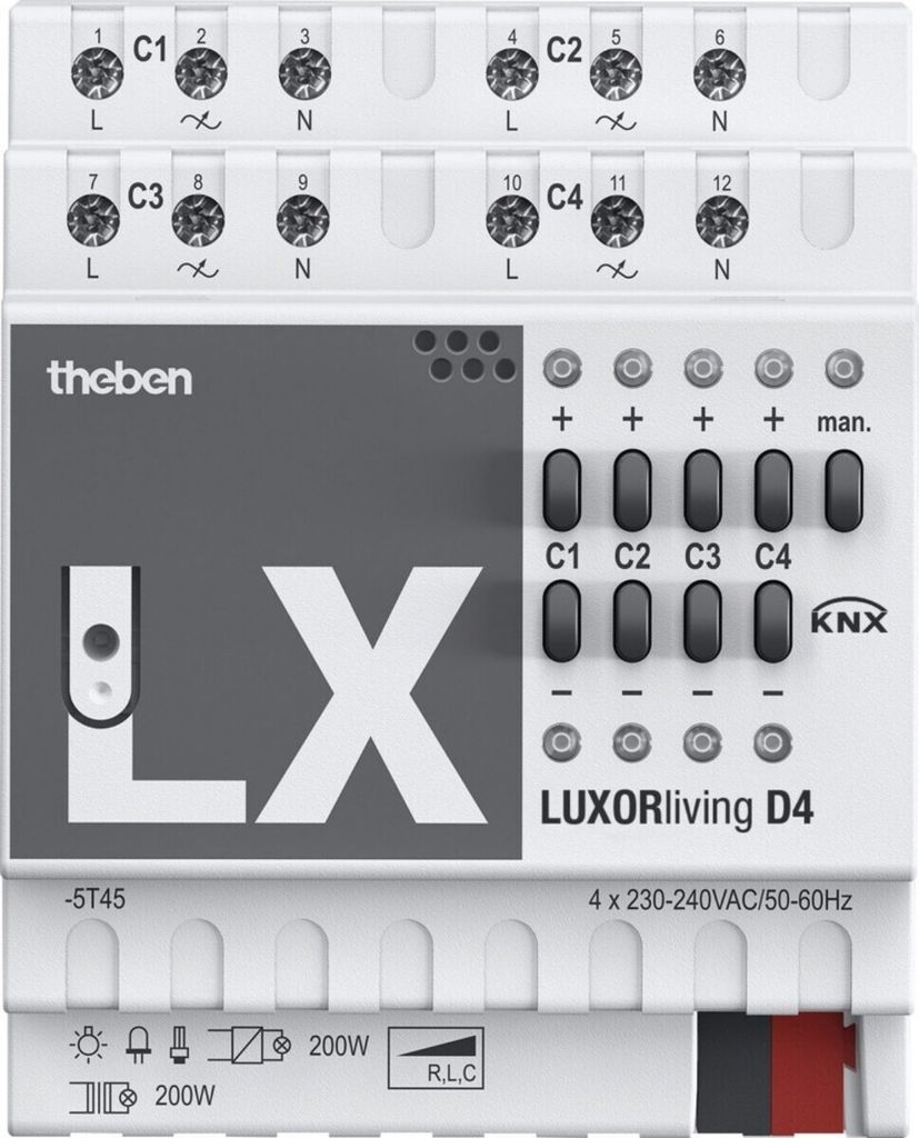 Theben Smart Home-System LUXORliving D4 4800475