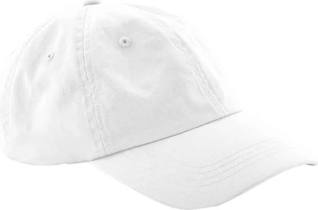 Beechfield PC7162 Cappello Bianco Low Profile: Qualità Cotone Premium
