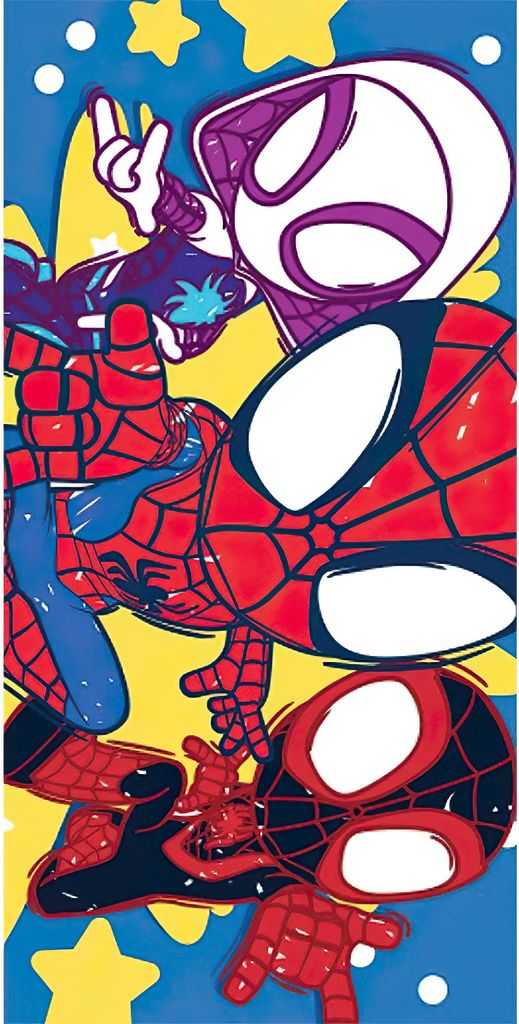 Spidey Badetuch 70 x 140 cm Baumwolle Immagine del prodotto 