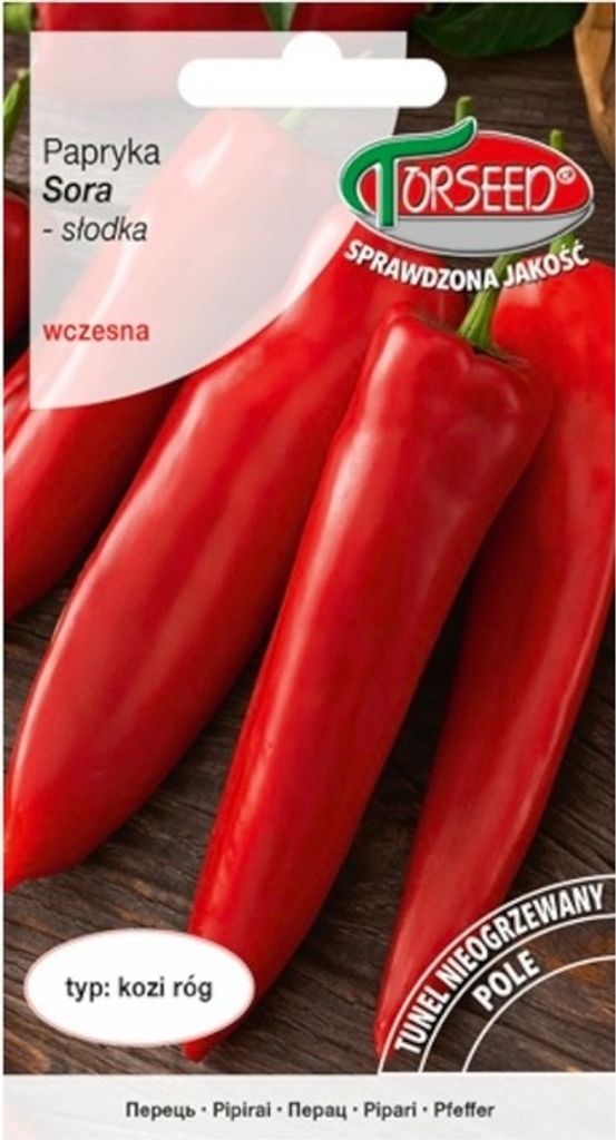 Paprikasamen „Sora“ – süß, rot, 0,5 g – Torseed Produktbild 