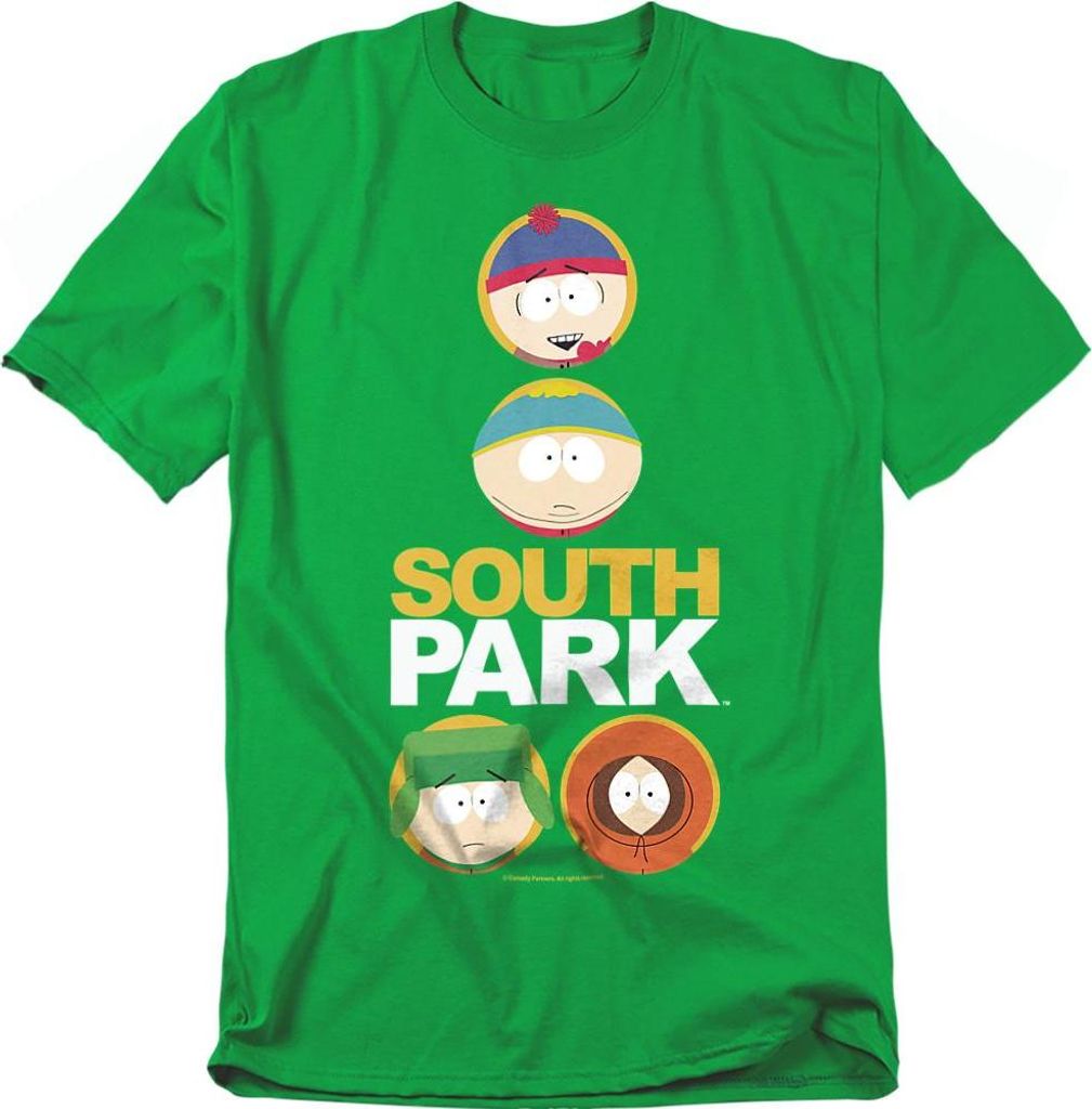 South Park - T-Shirt für Herren/Damen Uni TV20745 (L) (Irisches Grün)