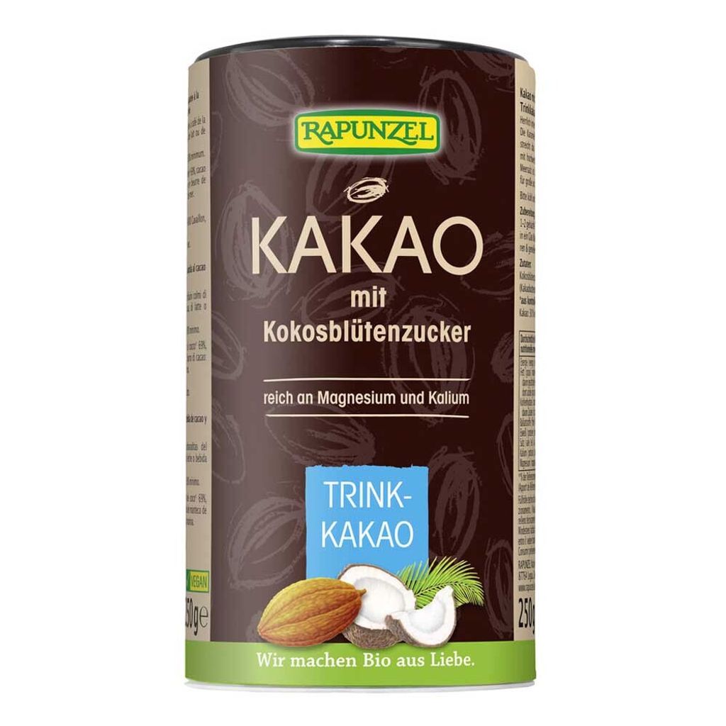 Cacao au sucre de fleur de coco 250g Image du produit 