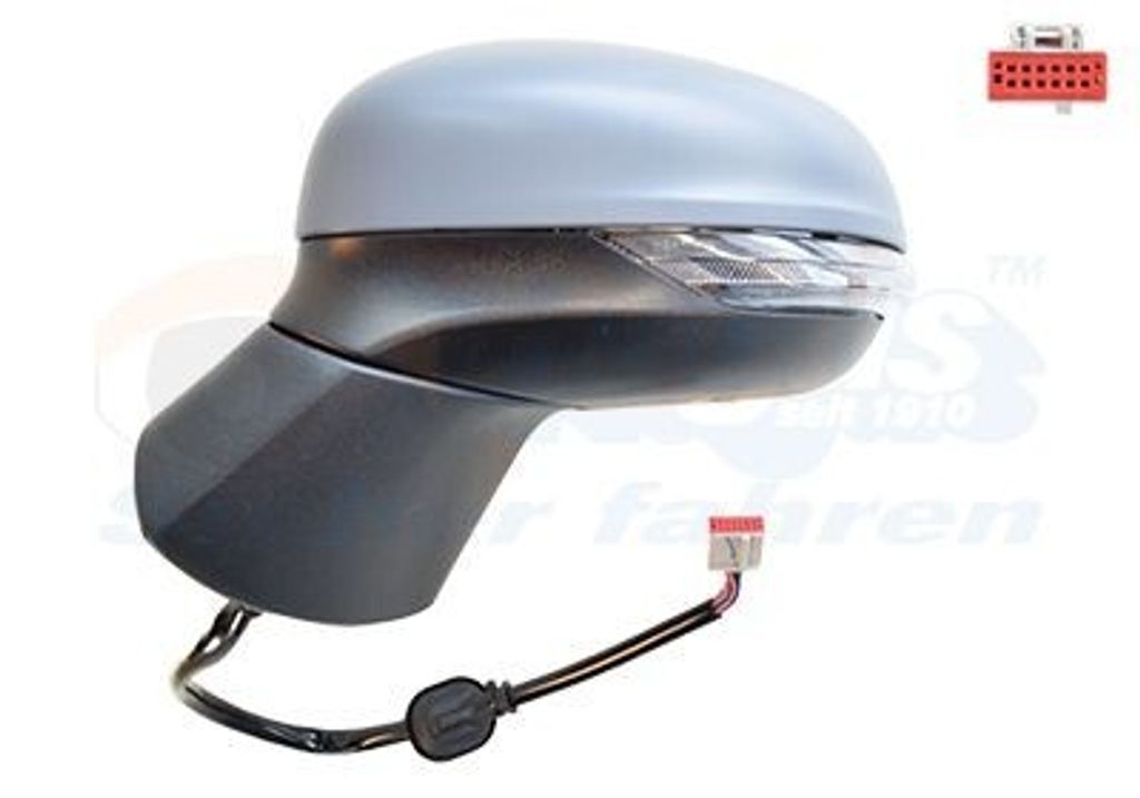 VAN WEZEL 1853807 Außenspiegel Seitenspiegel Links für FORD Puma SUV Konvex Beheizt Grundiert