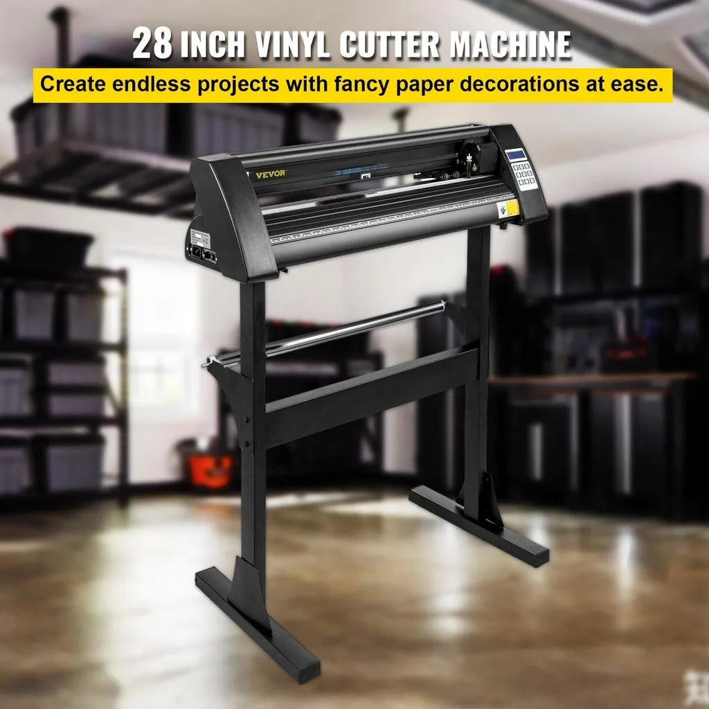 Traceur de découpe vinyle 720mm avec support robuste noir - 2