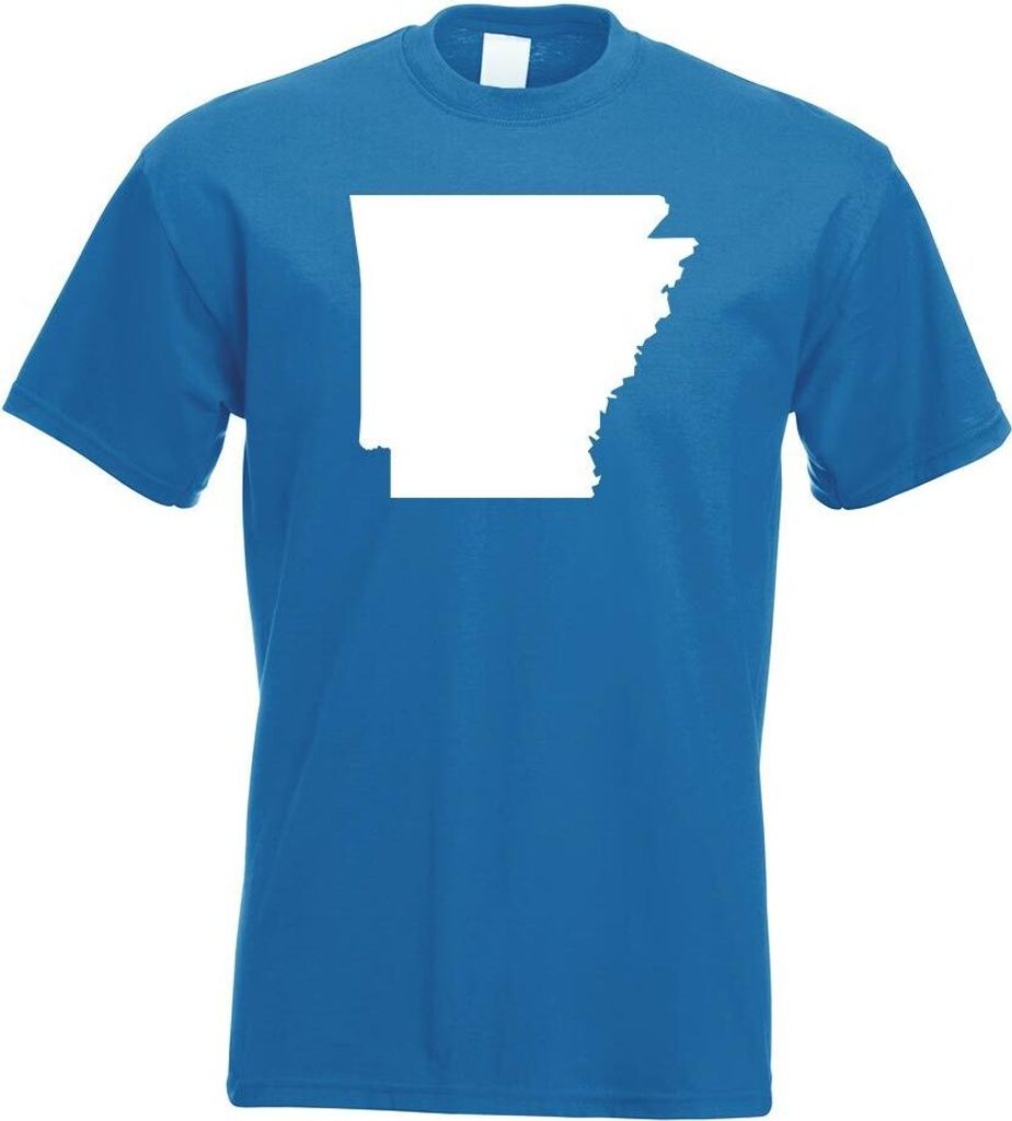 Kiwistar - T-Shirt - royal - USA - Arkansas Little Rock Herren Funshirt Bedruckt Design Sprüche Spruch Motive - mit Motiv Bedruckt - Funshirt Desi...
