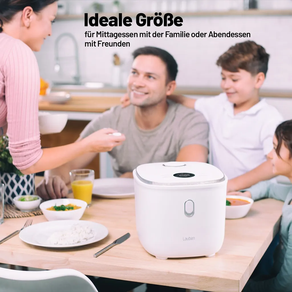 Cuisiner du riz léger avec le Lauben 3000WT - 3L et départ différé programmable - 6