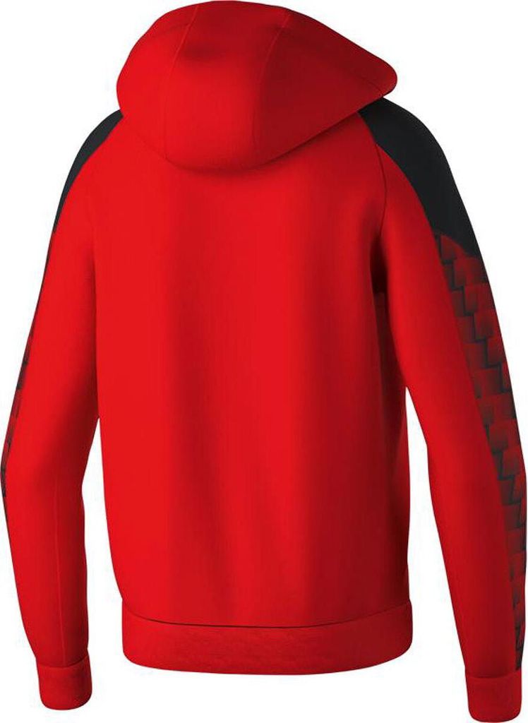 Erima Evo Star Trainingsjacke Mit Kapuze Herren - Rot / Schwarz | Größe: S