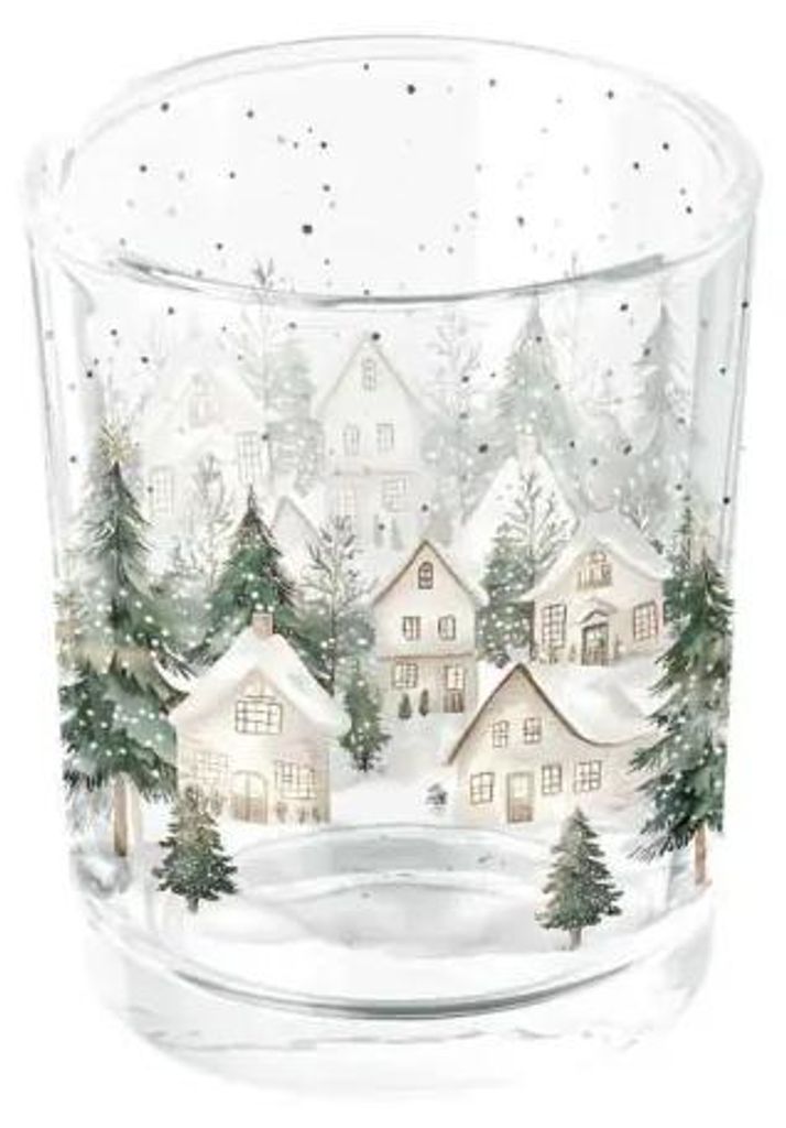 Ambiente Teelicht Teelichtglas Weihnachten Produktbild 