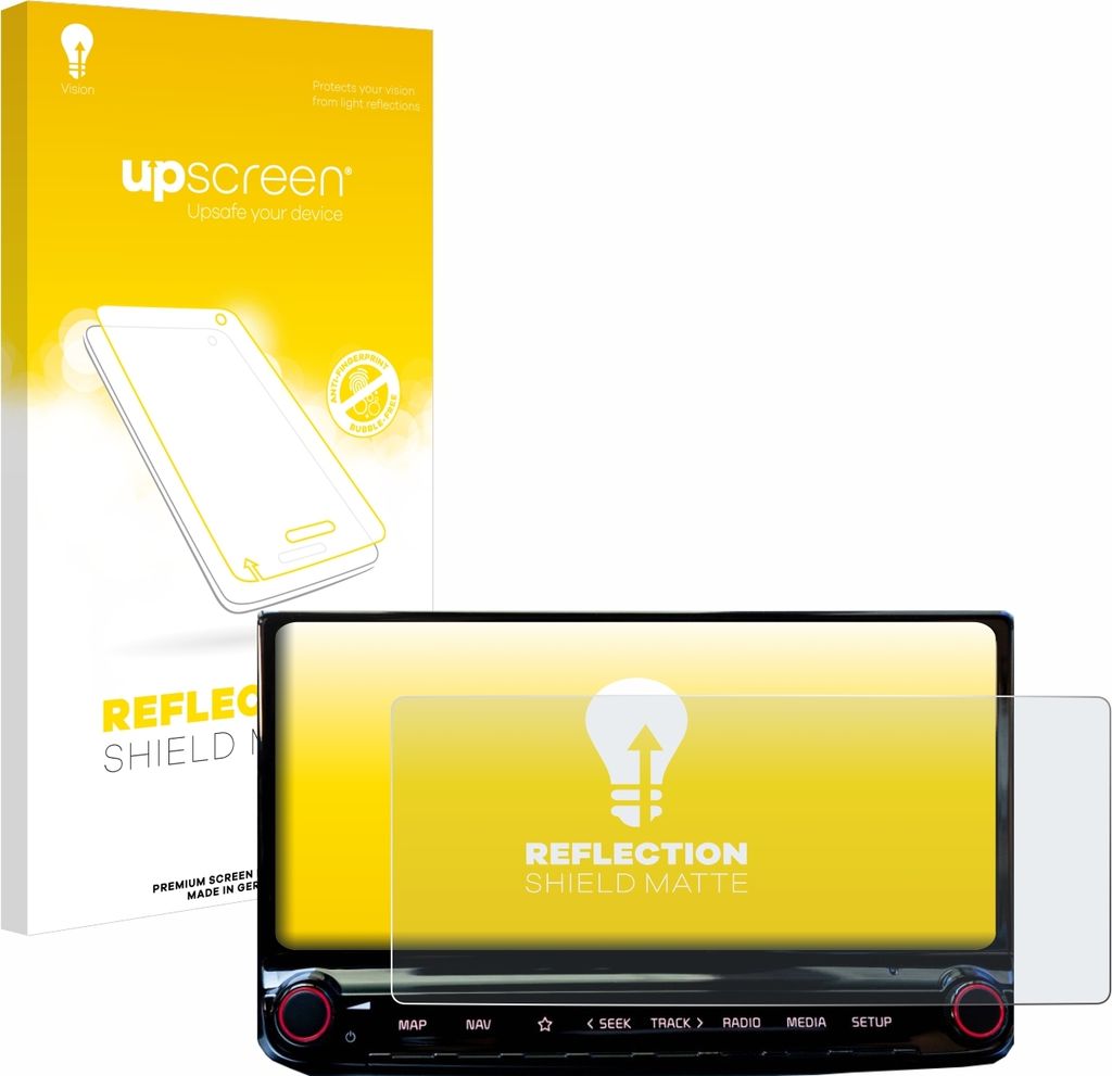 upscreen Schutzfolie für Kia Ceed 2022 Infotainment System 10.25" Displayschutz Displayschutzfolie Folie Matt Entspiegelungsfolie