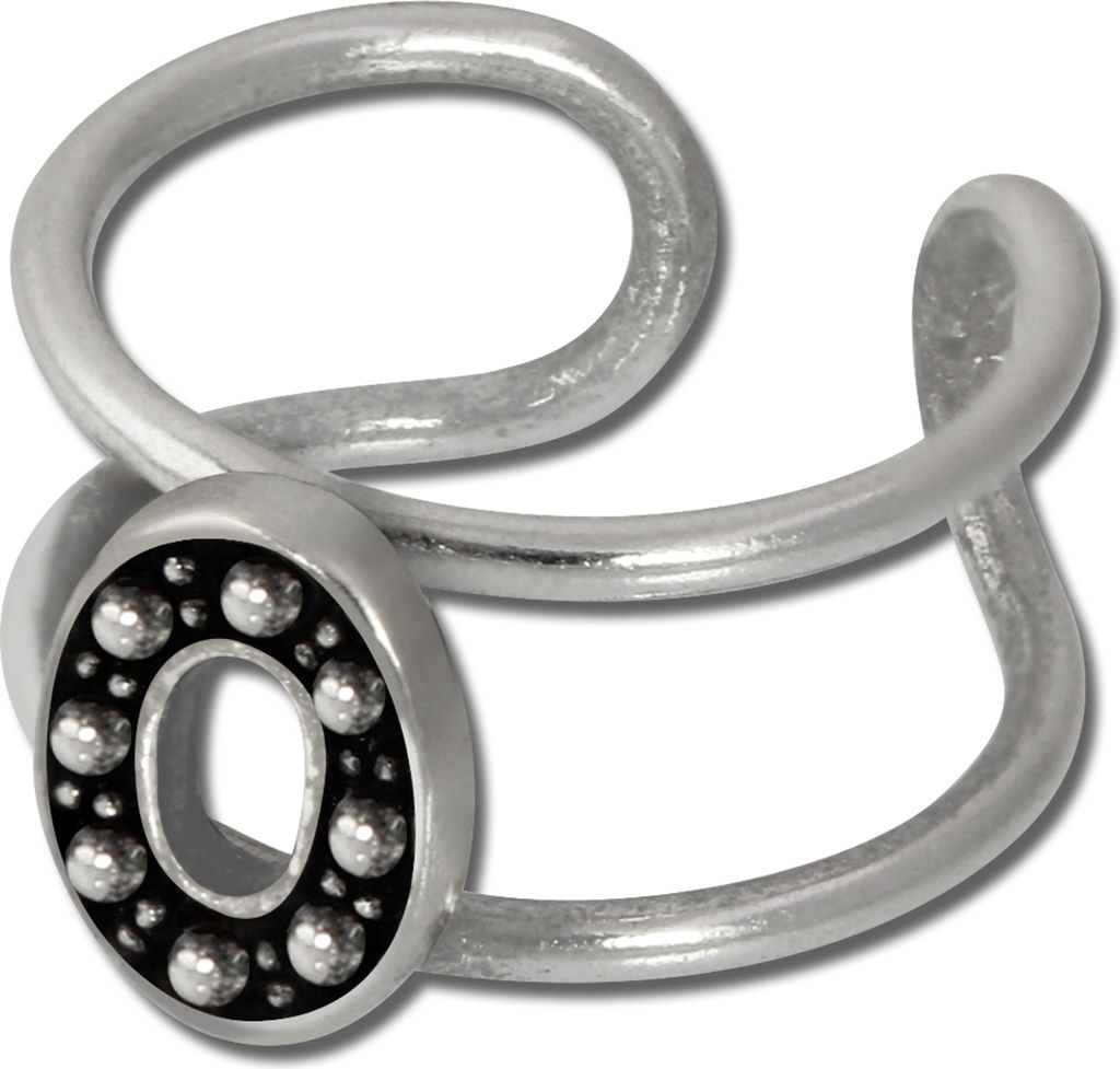 SilberDream Ohrklemme Damen Jugend 925 Silber oval Ear Cuff Ohrringe SDO8878J