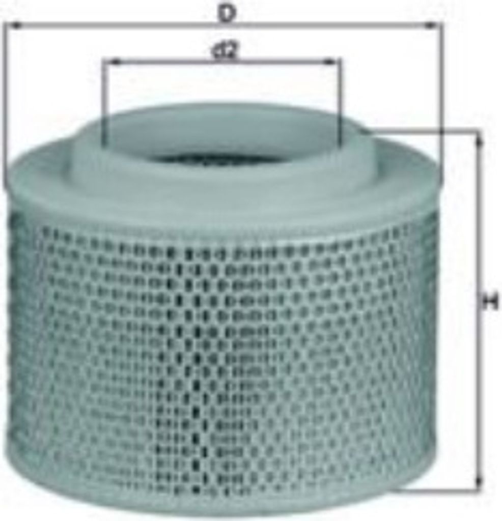 Mahle Knecht Mahle Knecht LX 2808/1 Luftfilter (Größe: 1Stk)