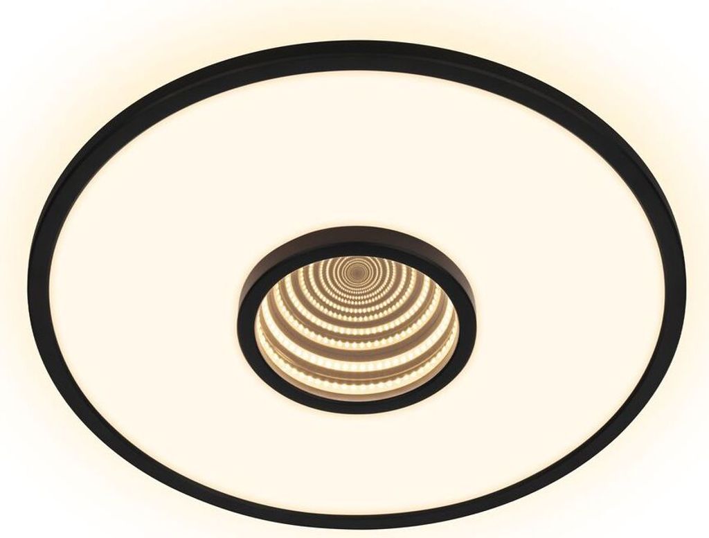LED Deckenlampe LED Deckenleuchte Infinity Mirror Tunneleffekt Wohnzimmer Flur