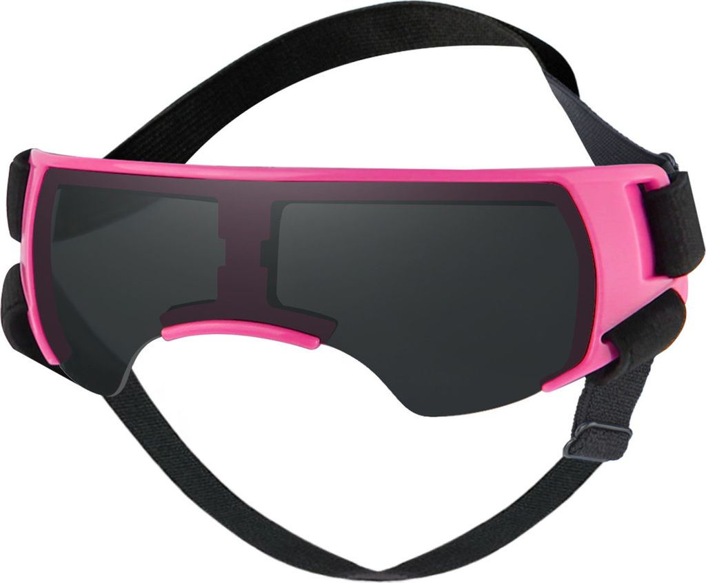 Hundebrille, kleine Rassen, UV-Schutz, Sonnenbrille, winddicht, beschlagfrei, bruchsicher, für kleine und mittelgroße Hunde