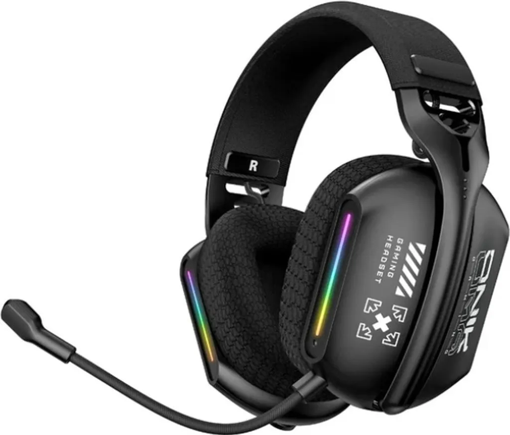 Casque gaming filaire Onikuma GT808 RGB avec son stéréo pour joueur PC