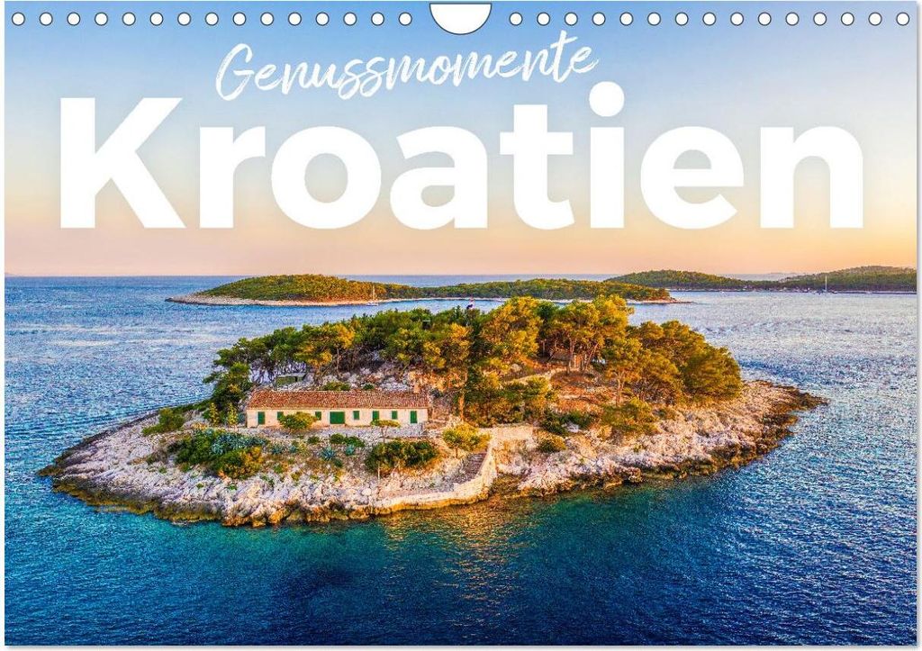 Genussmomente Kroatien (Wandkalender 2026 DIN A4 quer), CALVENDO Monatskalender