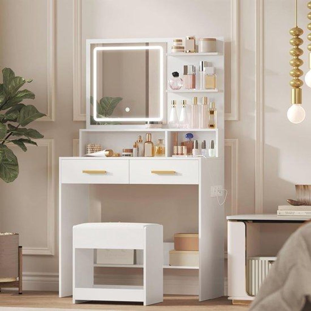 LED-Lampe für Schlafzimmer, Garderobe und Kleiderschrank - Weiss