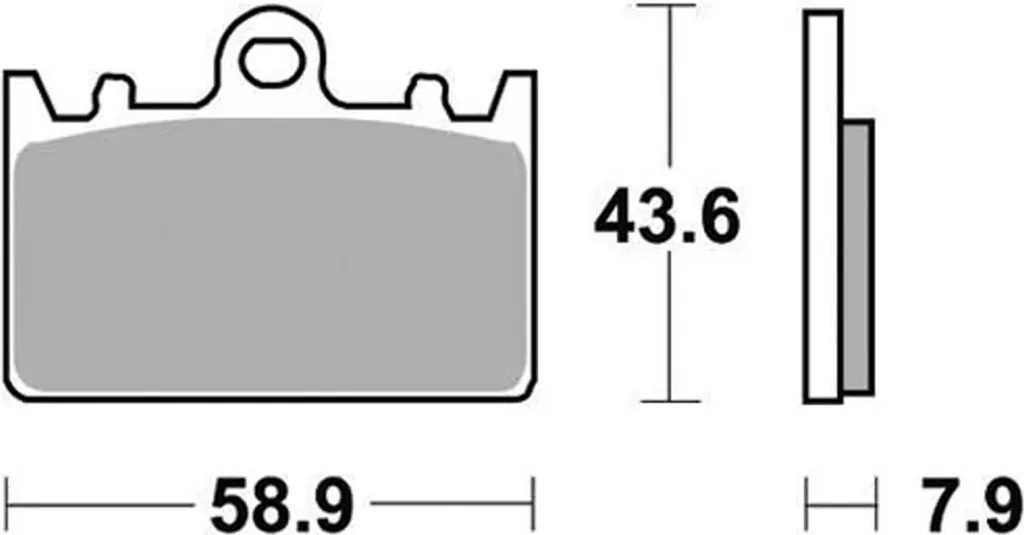 Plaquettes de Frein SBS KAWASAKI ZXR 400 R NINJA - Stop Bruit et Usure