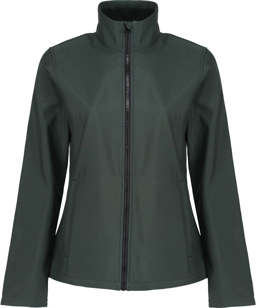 Regatta Professional - Softshelljacke Zum Bedrucken für Damen RG3561 (38 DE) (Dunkles Tannengrün/Schwarz)