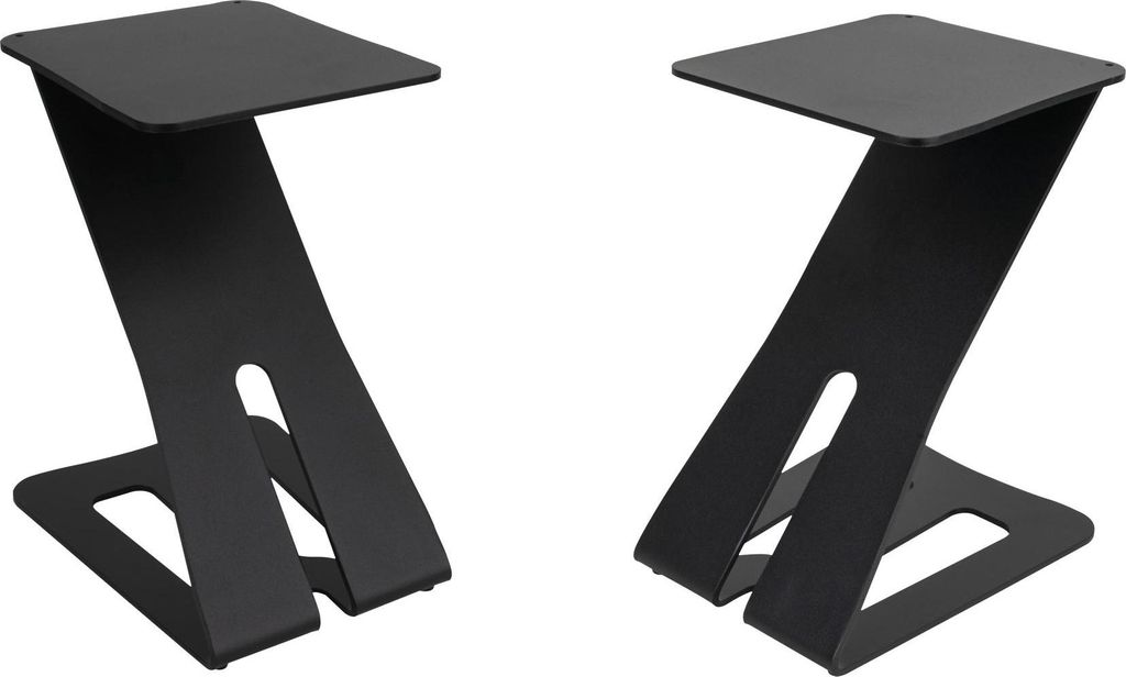 Showgear Table Monitor Z-Stand Zwei Tischständer für Studiomonitore - schwarz
