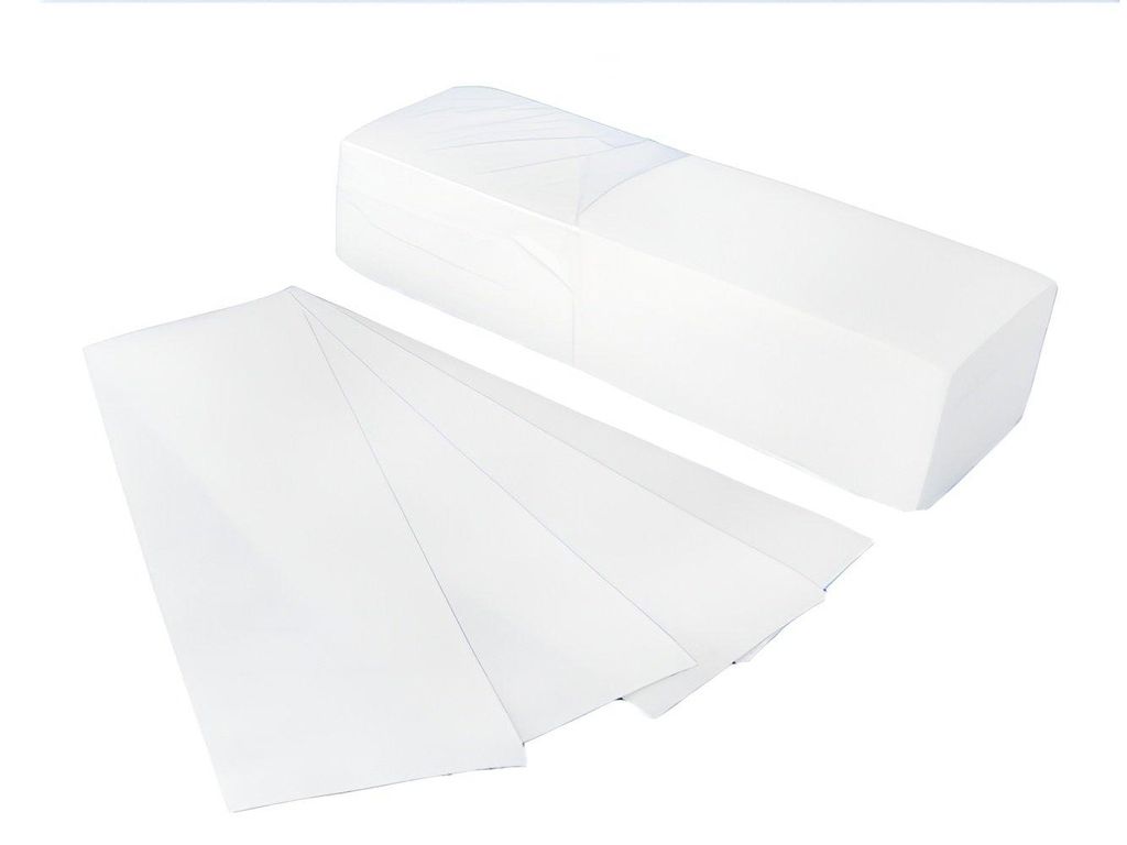 Depilační proužky z odolného fleecu, bílá, 100 ks, 20x7 cm Obrázek produktu 
