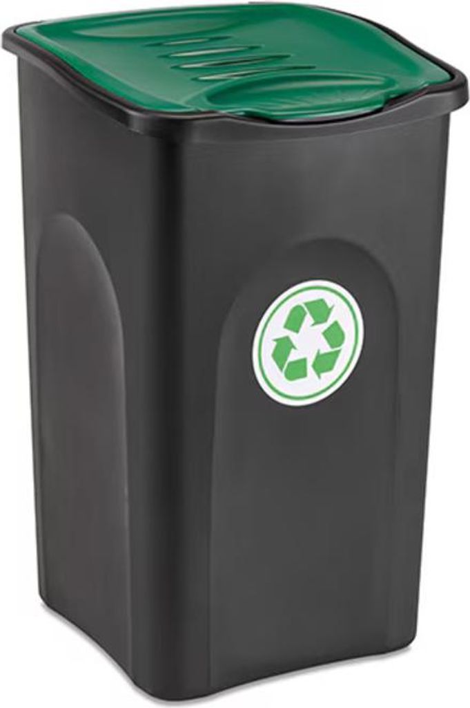 Stefanplast® Odpadkový koš s víkem 50 l Odpadkový koš s Obrázek produktu 