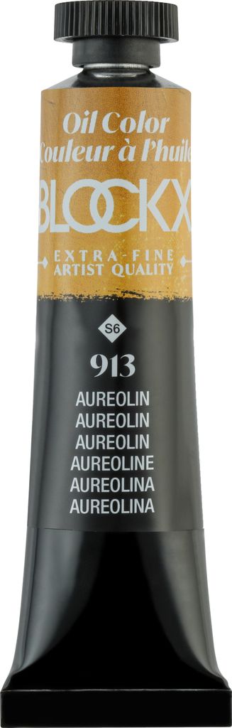 Blockx 3x Ölfarbe, Aureolin, Tube 20ml - Aureolin| 212913BXC