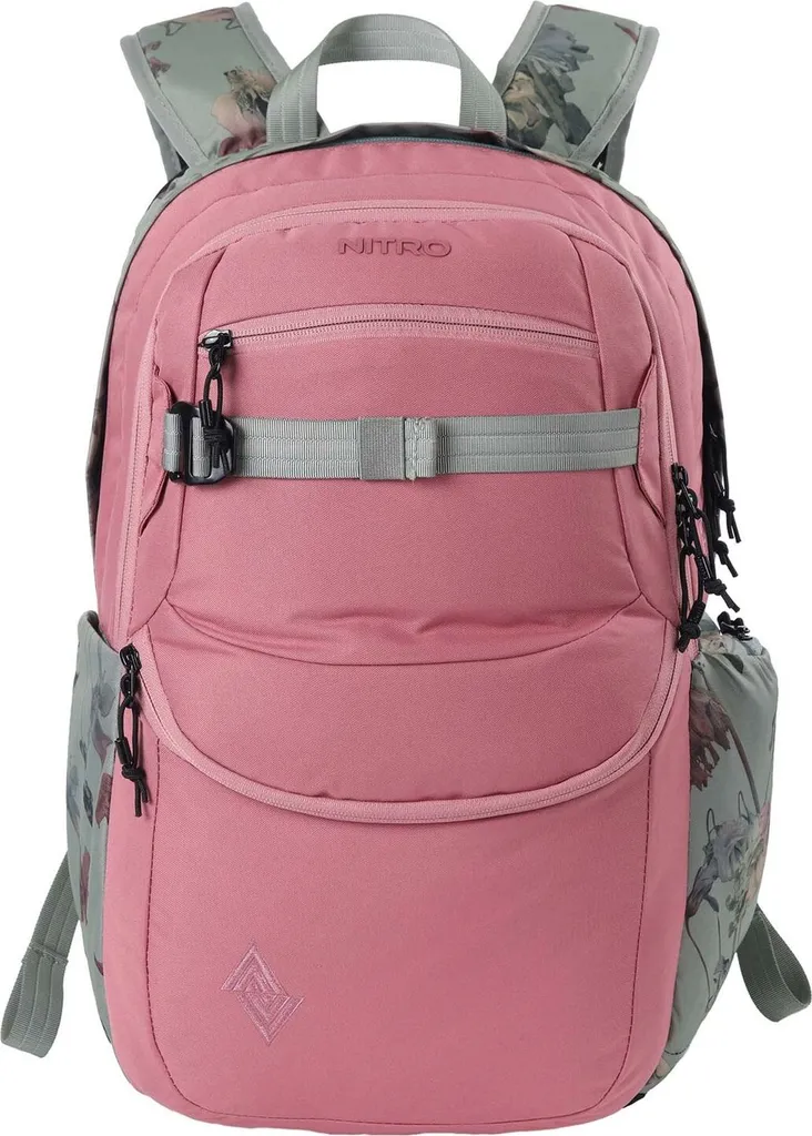 NITRO zaino per il tempo libero zaino con scomparto per laptop Future Hero Backpack 35L Woodrose rosa antico