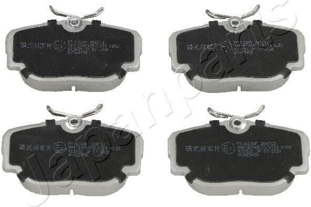 JAPANPARTS PP-L02AF - OE SFP100470 Bremsbeläge, Hinten für Range Rover II (P38A), Discovery II (L318)